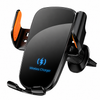 Wireless Car Charger Phone Holder with Manual Clamp