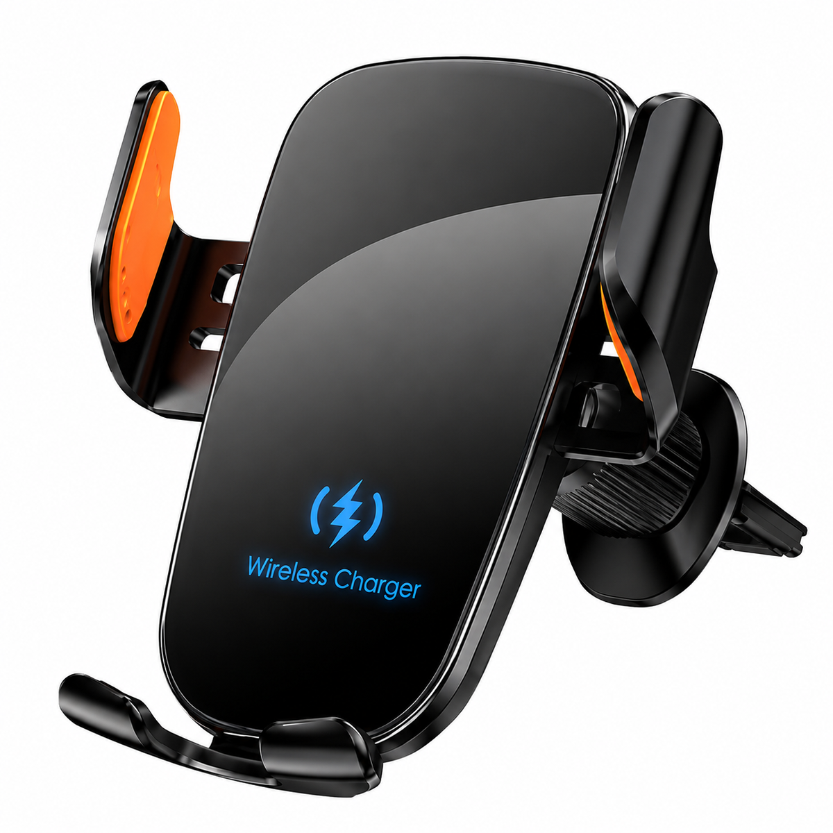 Wireless Car Charger Phone Holder with Manual Clamp