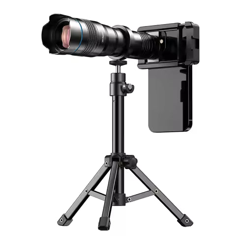 32X HD Telephoto Monocular Phone Lens with Tripod