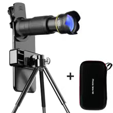 32X HD Telephoto Monocular Phone Lens with Tripod