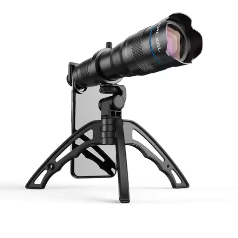 32X HD Telephoto Monocular Phone Lens with Tripod