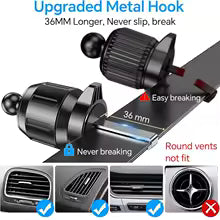 Wireless Car Charger Phone Holder with Manual Clamp