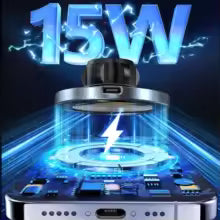 15W Magnetic Wireless Car Charger Air Vent Phone Holder